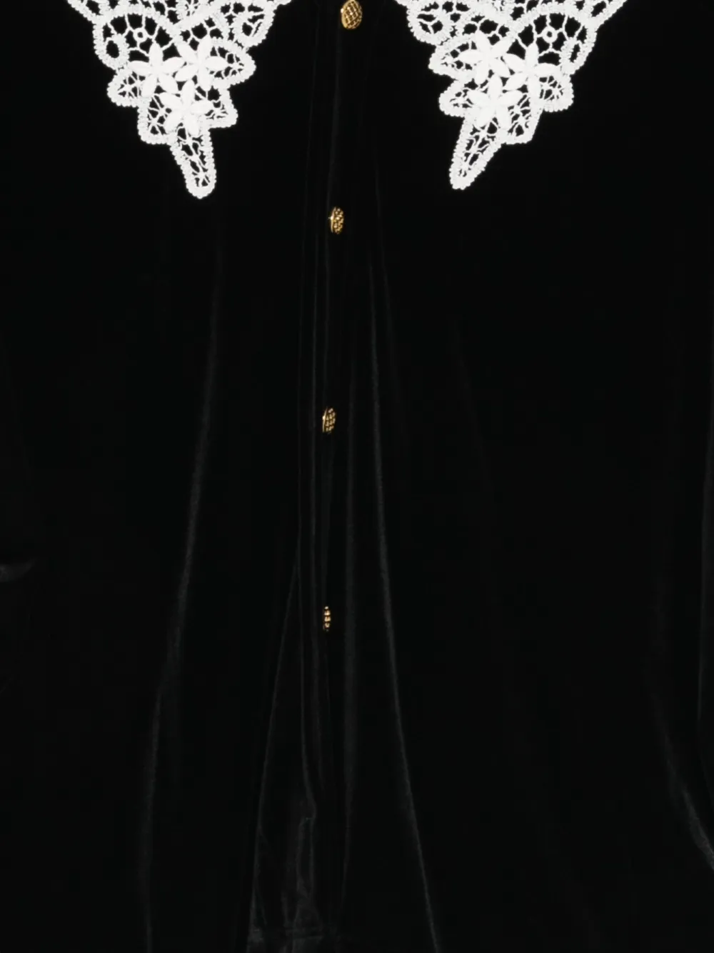Junya Watanabe Lace Collar Shirt In Black