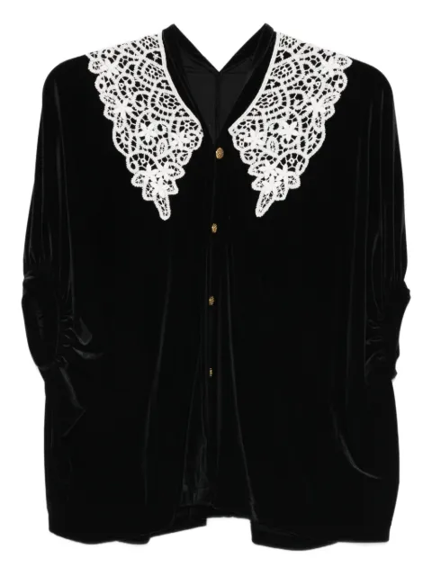 Junya Watanabe lace collar shirt