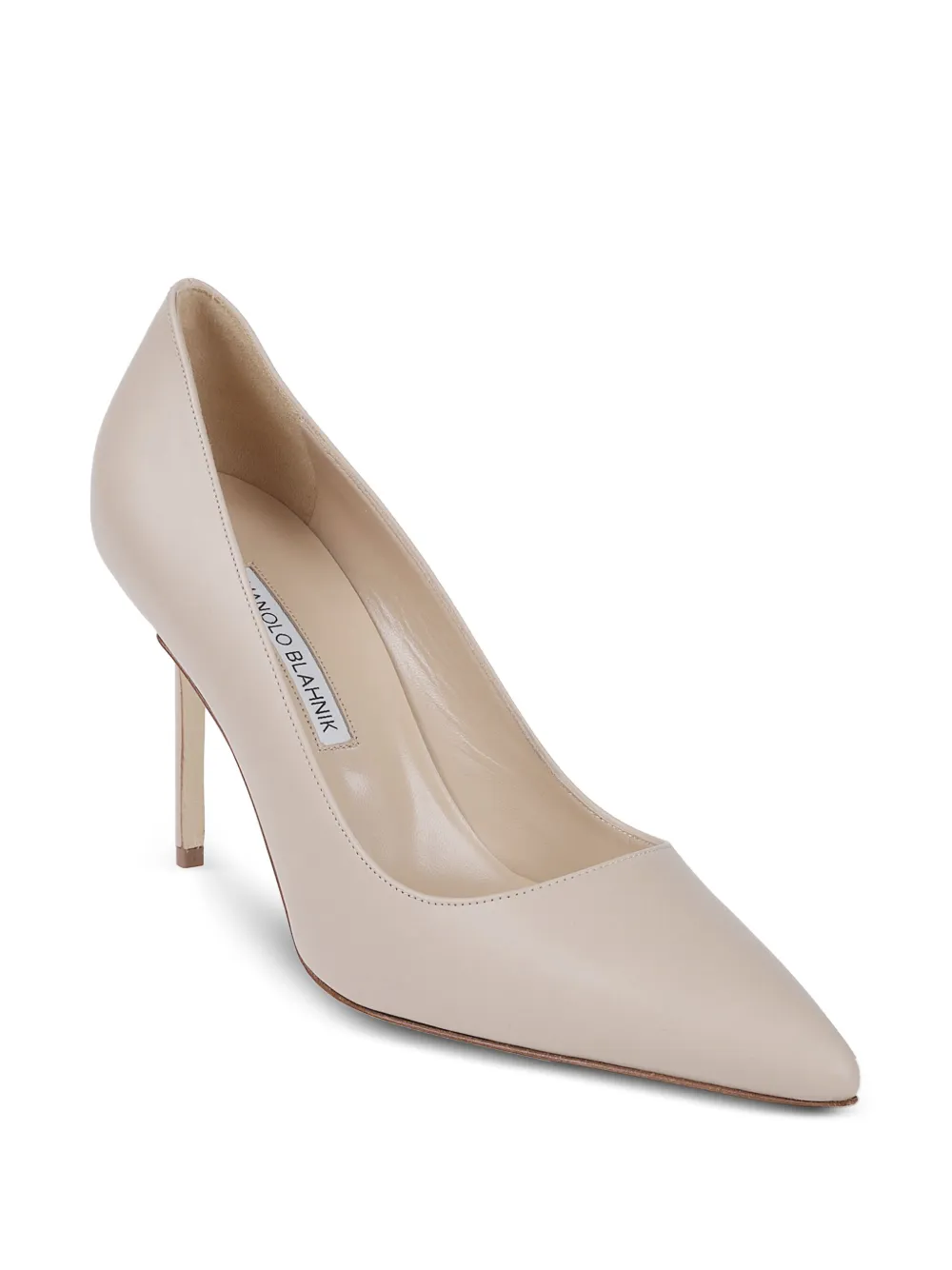 Manolo Blahnik zapatillas con puntera en punta y tacón de 90mm | Zapatillas | Image 2