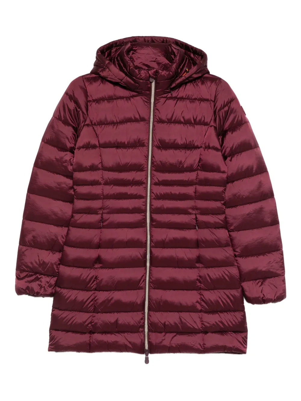 Save The Duck hooded padded jacket | Red | Image 1