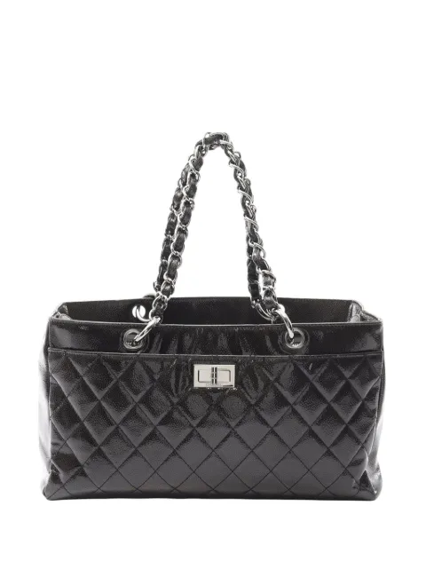 CHANEL Pre-Owned 2005-2006 Small Reissue 2.55 Coated Caviar Diamond Shine tote bag