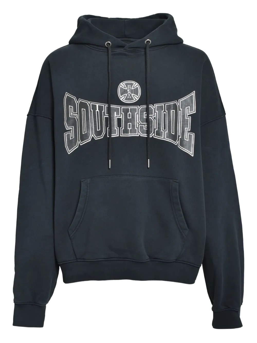 BREATH Southside Cross logo hoodie | Black | Image 1