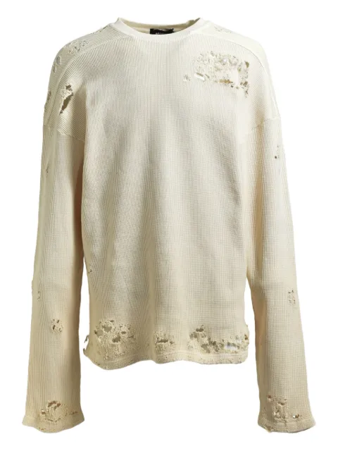 BREATH fade distressed T-shirt