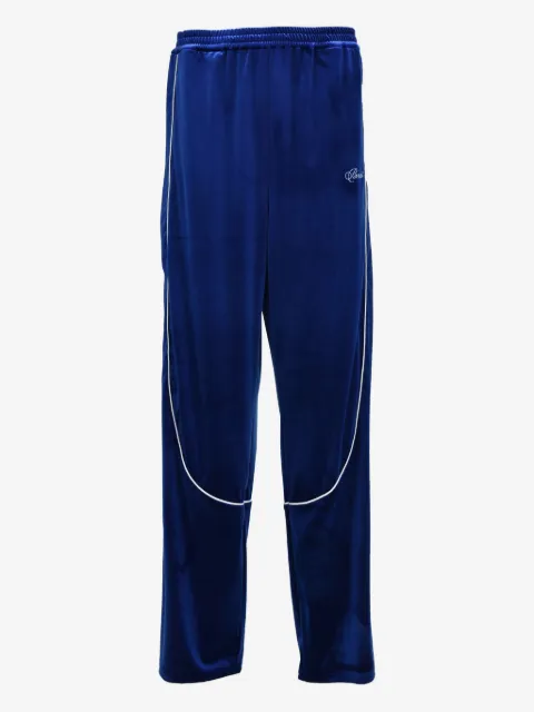 BREATH Script logo piping track pants