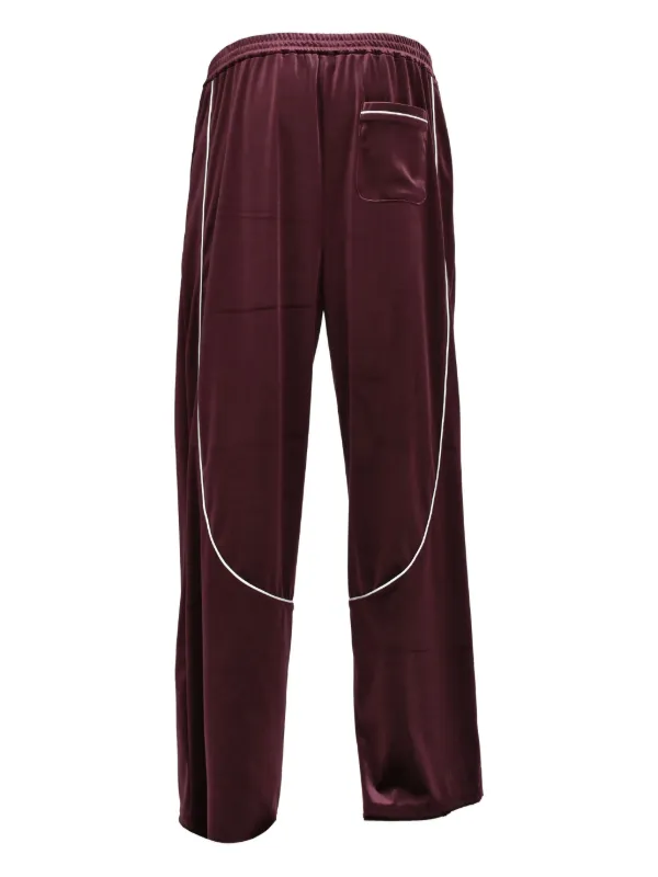 Breath トラックパンツ BREATH ロゴ トラックパンツ | レッド | FARFETCH JP