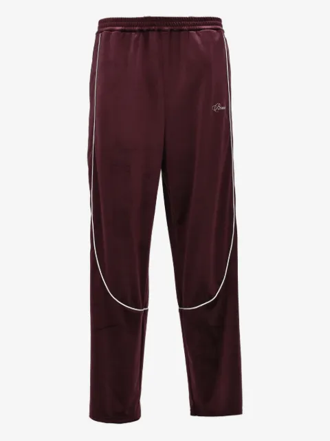 BREATH script-logo piping track pants