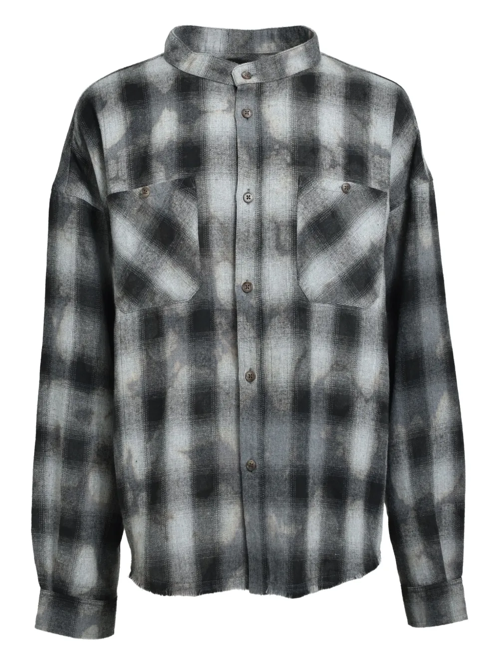 BREATH camisa con cuadros estampados | negro | Image 1