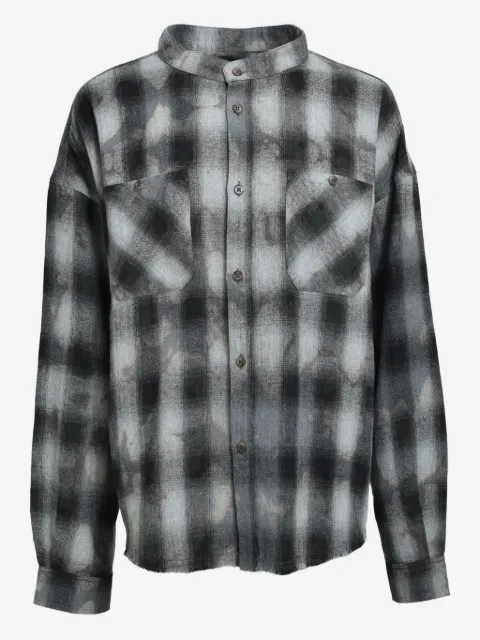 BREATH check-pattern shirt