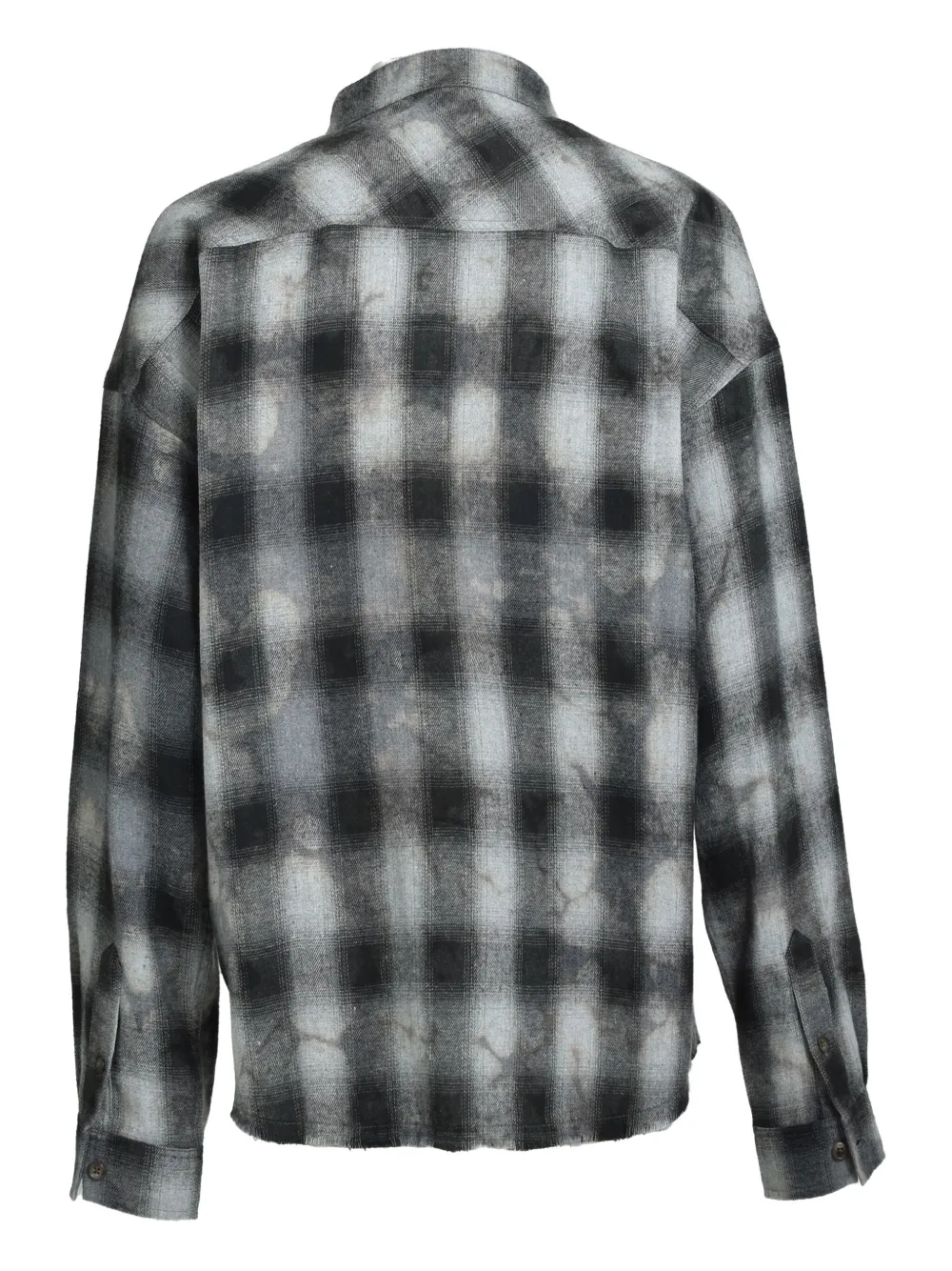 BREATH Geruit blouse - Zwart