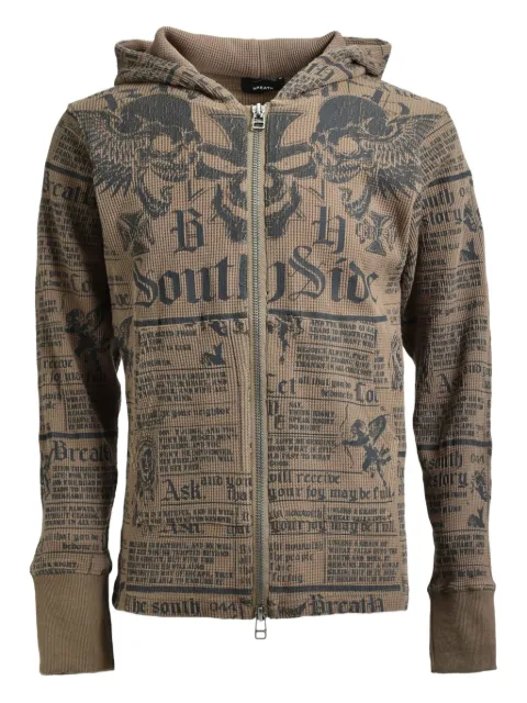 BREATH hoodie con motivo Skull