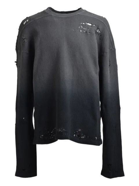 BREATH distressed waffle T-shirt