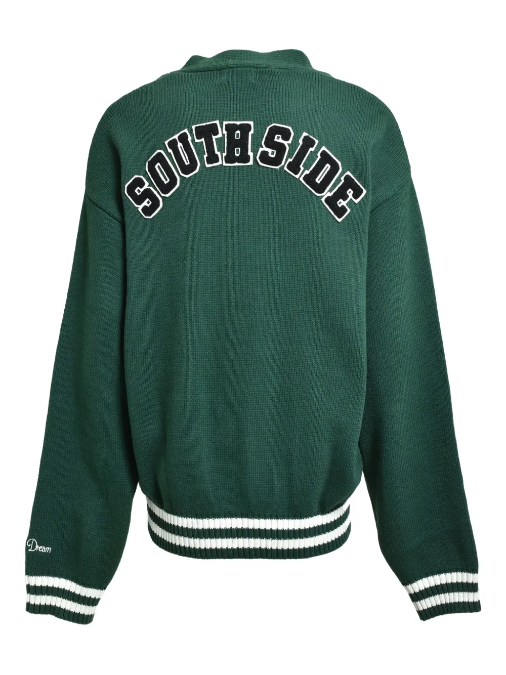 Breath Bh-patch Appliqué Cardigan In Green