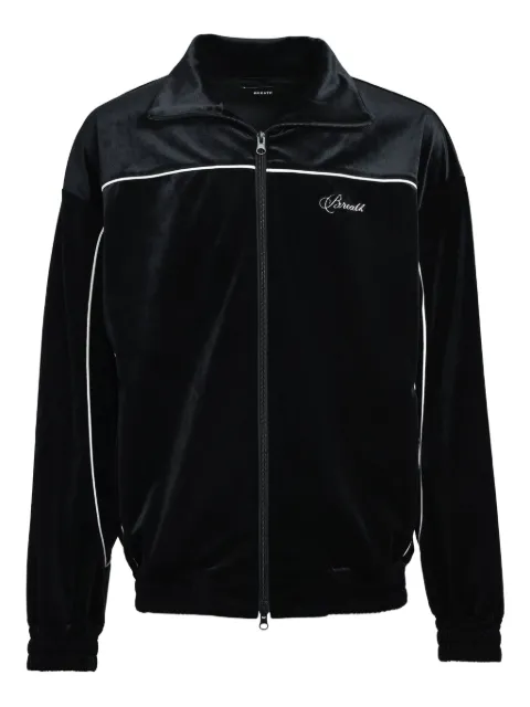 BREATH Script logo piped jacket