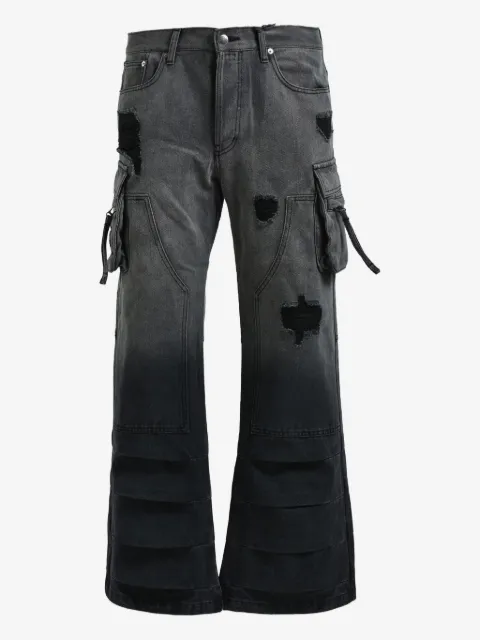 BREATH distressed cargo trousers