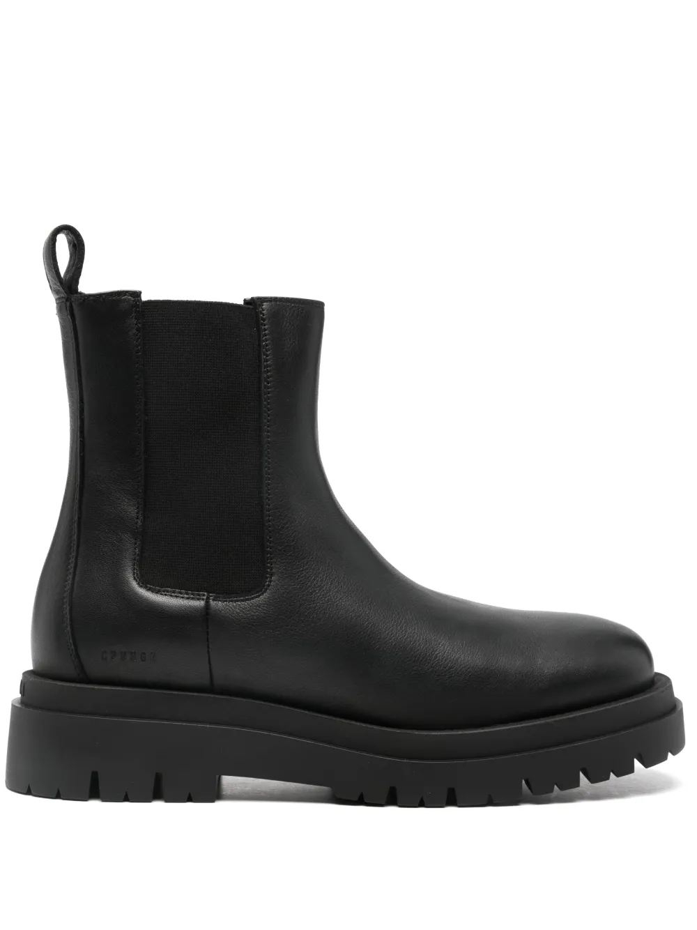 Copenhagen platform leather boots | Black | Image 1
