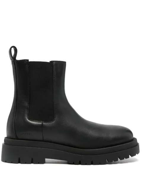 Copenhagen platform leather boots