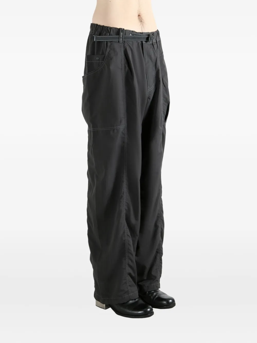 and Wander Broek met ceintuur Grijs