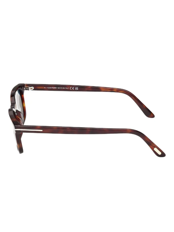 tomford eyewear サングラス TOM FORD Eyewear rectangle-frame Sunglasses | Brown | FARFETCH