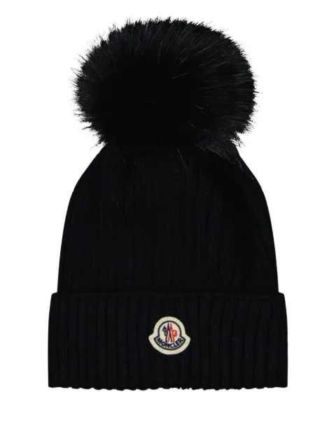 Moncler pompom beanie hat