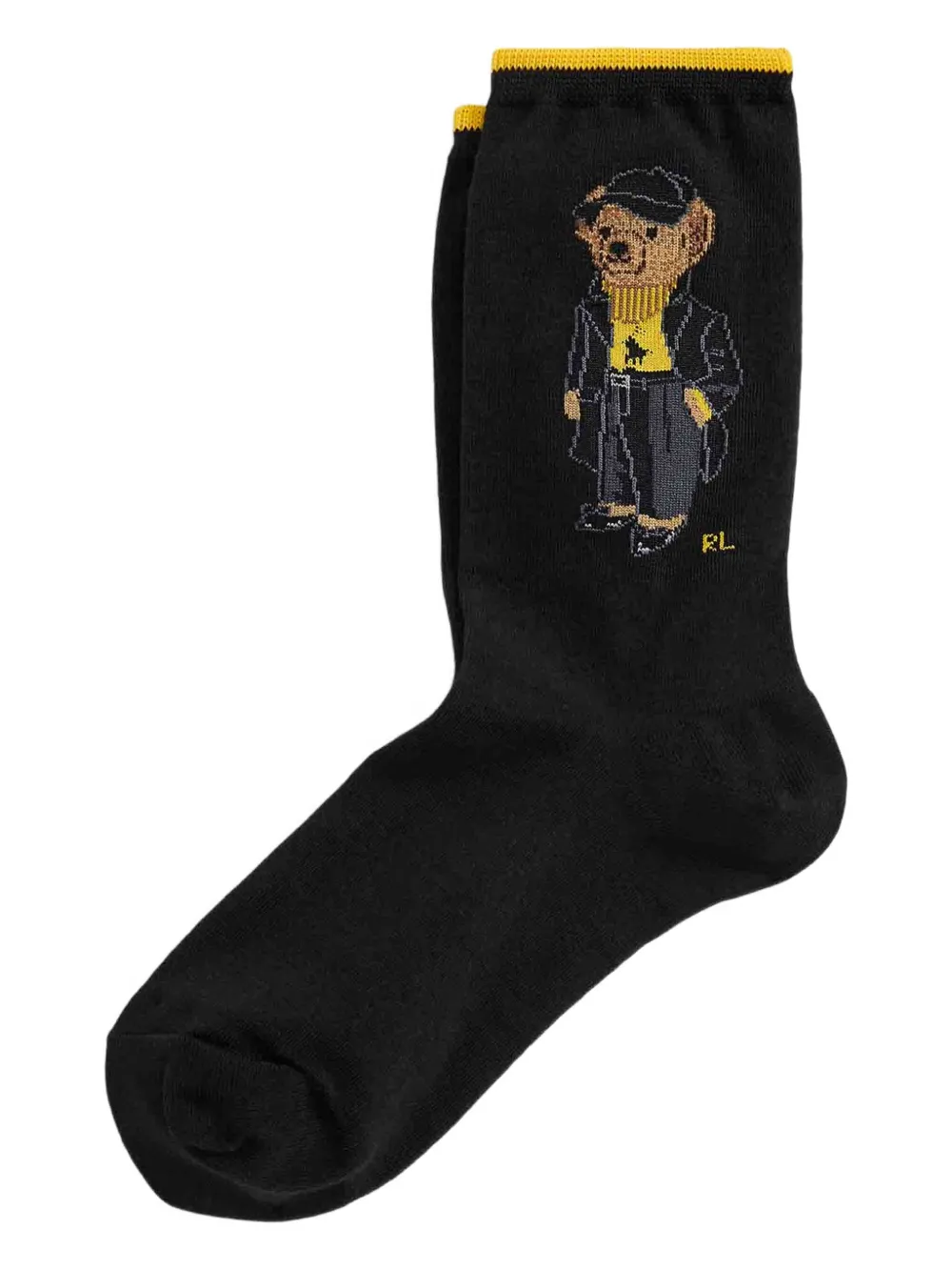 Polo Ralph Lauren Polo Bear Socks In Black