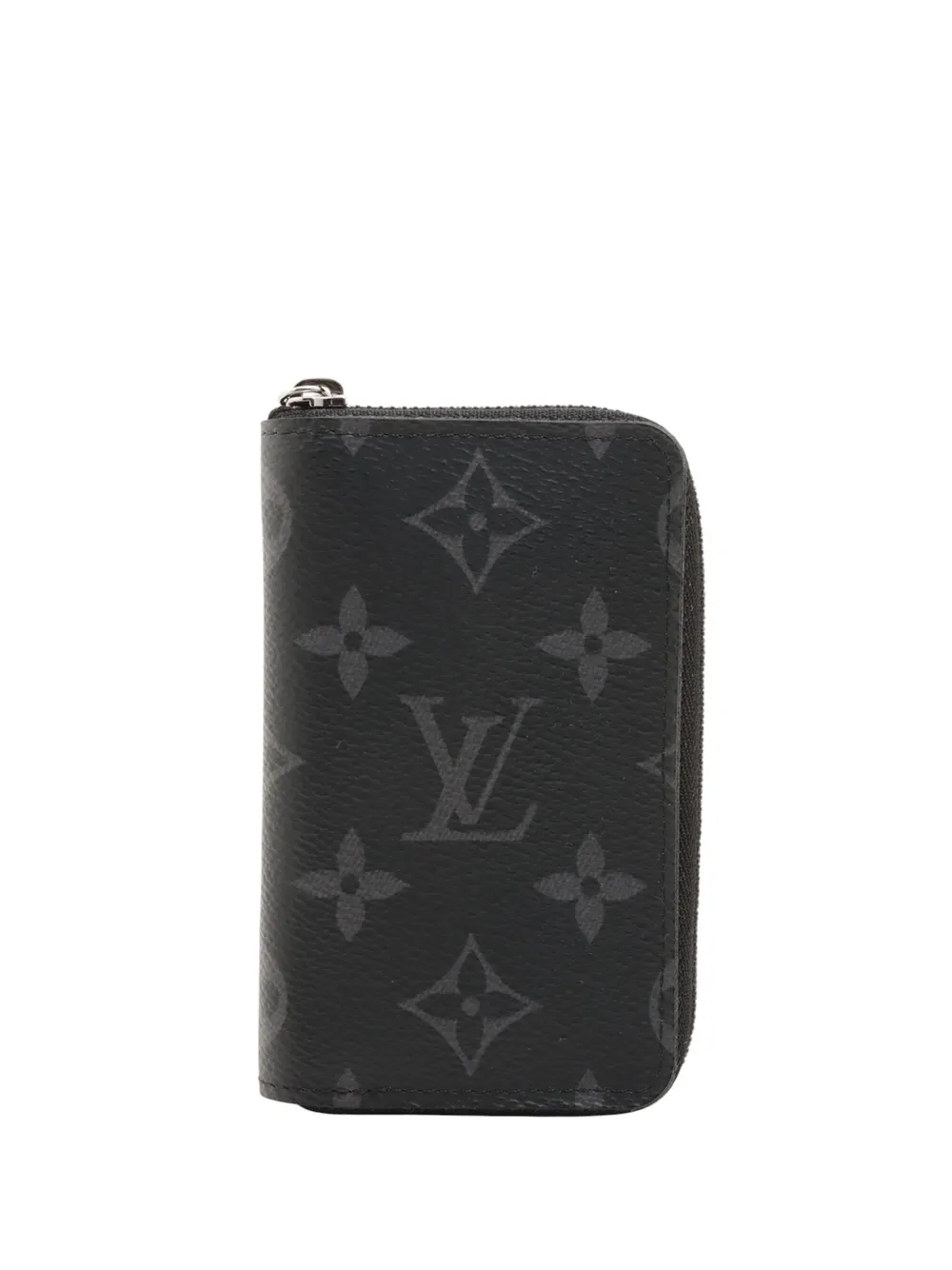 Louis Vuitton Pre-Owned 2021-2025 Monogram Eclipse Vertical Zippy Louis Vuitton Pre-Owned 2021-2025 Monogram Eclipse Vertical Zippy