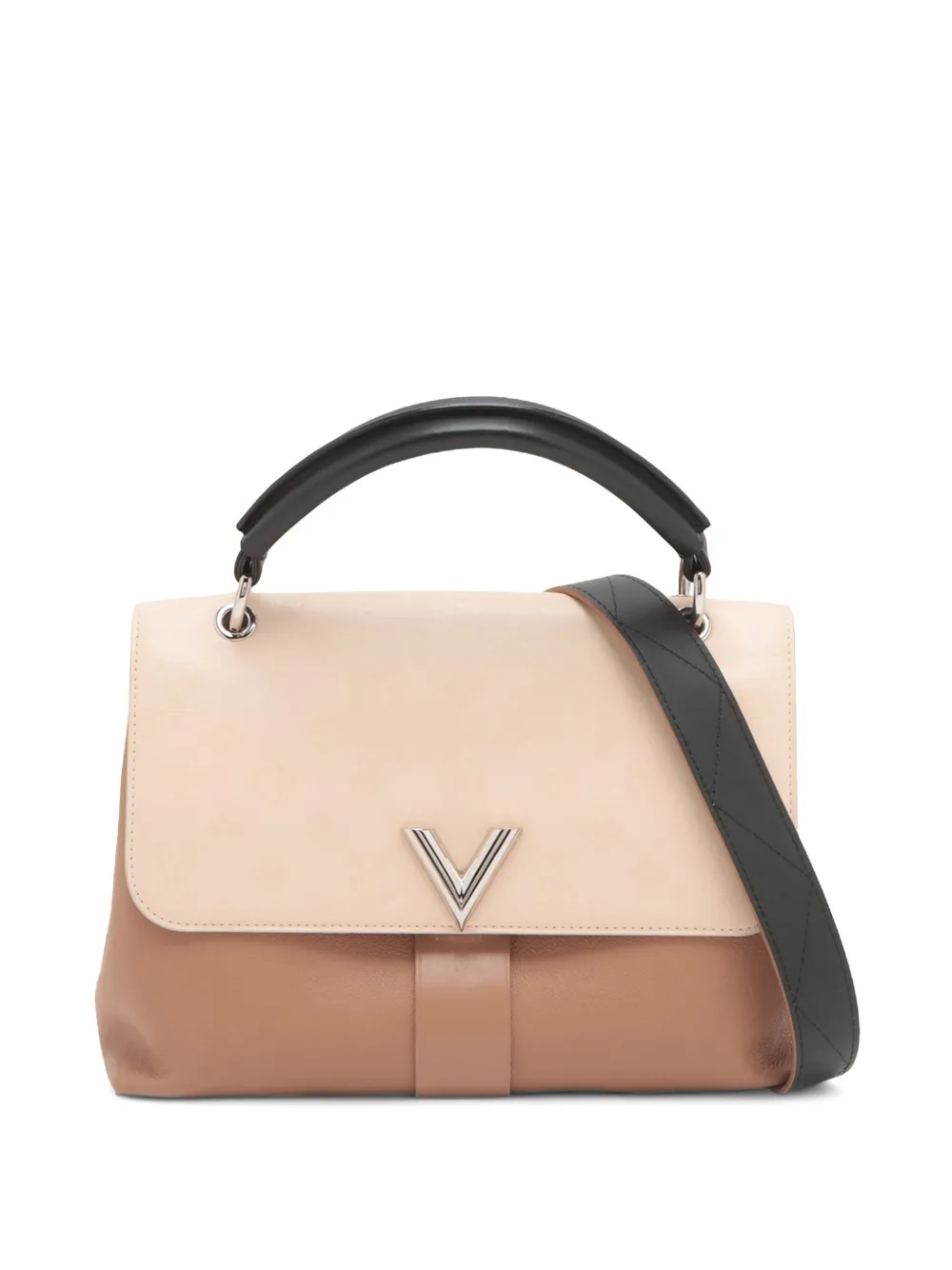 Pre-owned Louis Vuitton 2017 Monogram Very One Handle Satchel In Brown