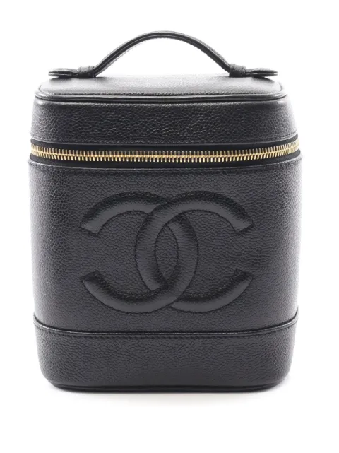 CHANEL Pre-Owned cosmetiquera CC Caviar Case 1997-1999