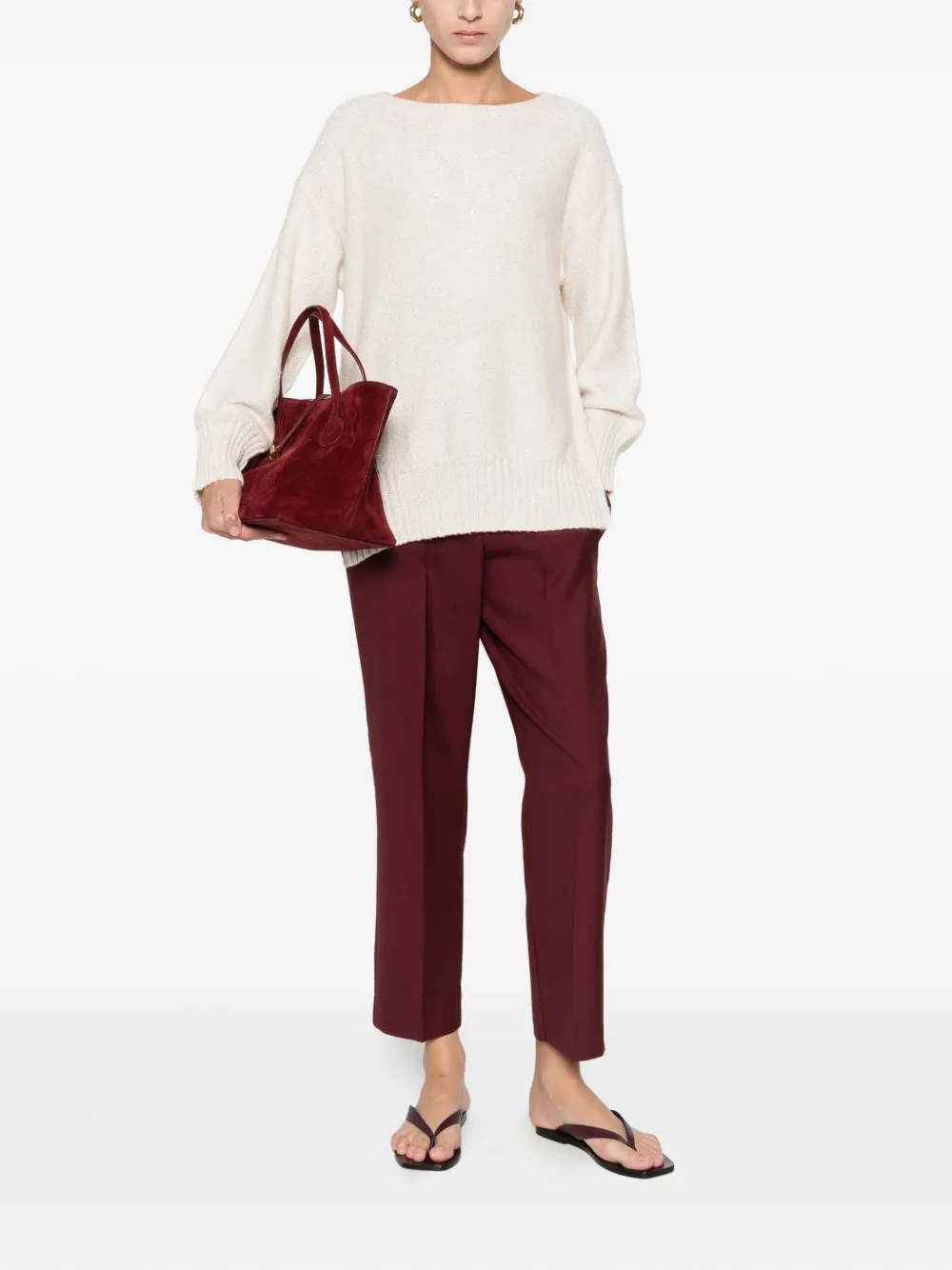 Marella Matrice trousers - Rood