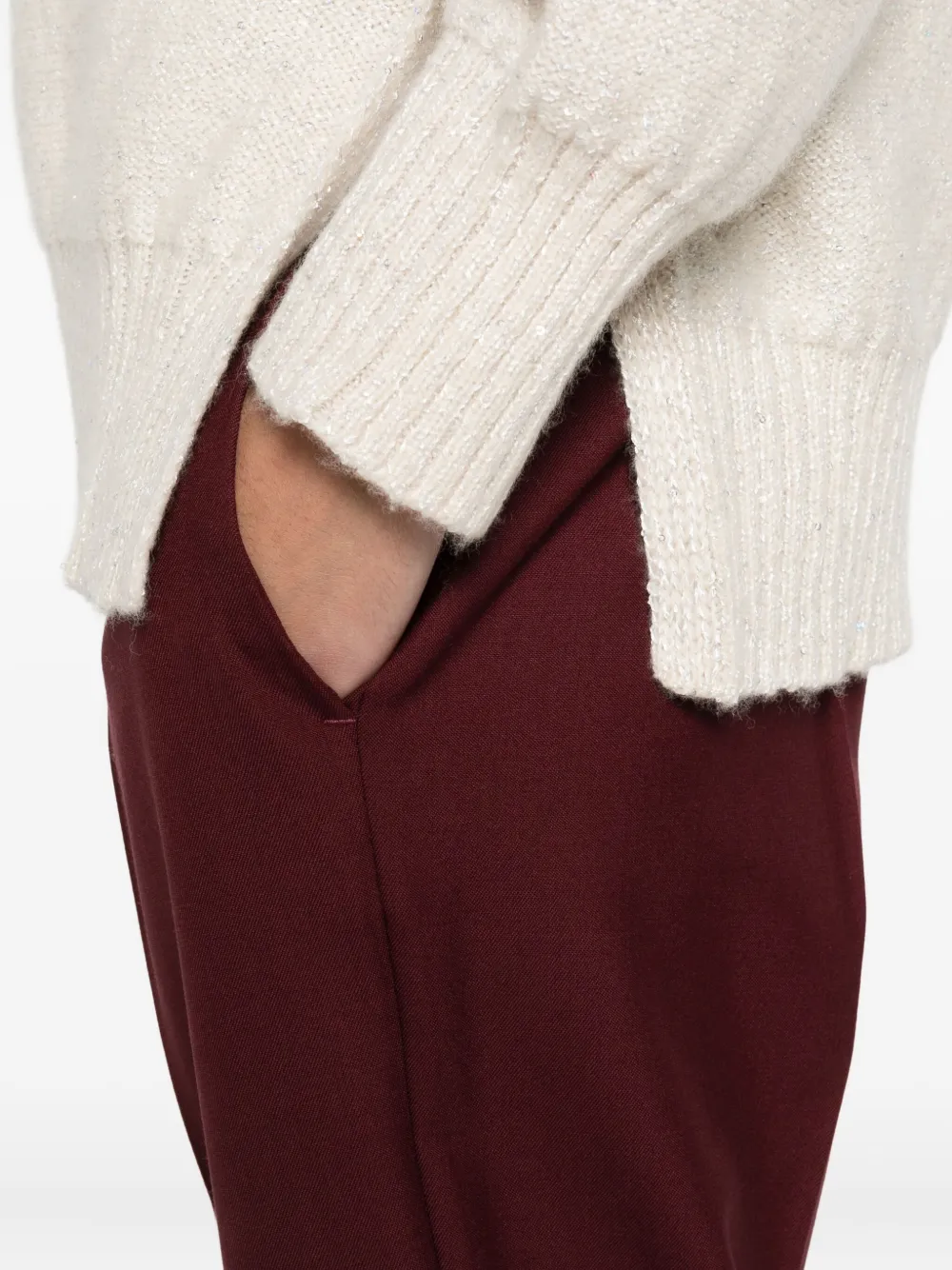 Marella Matrice Trousers In Red