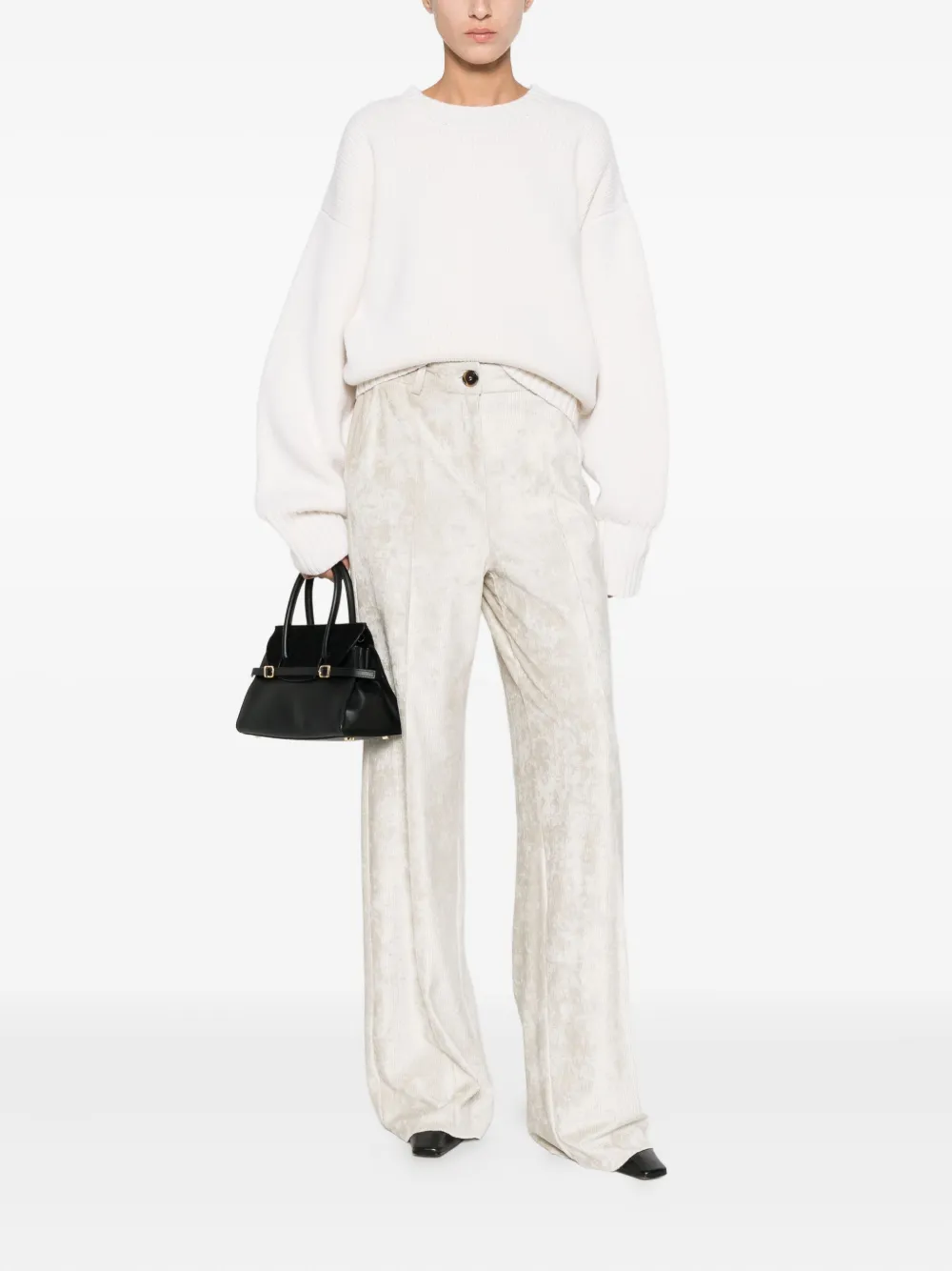 Marella Avana corduroy trousers - Wit