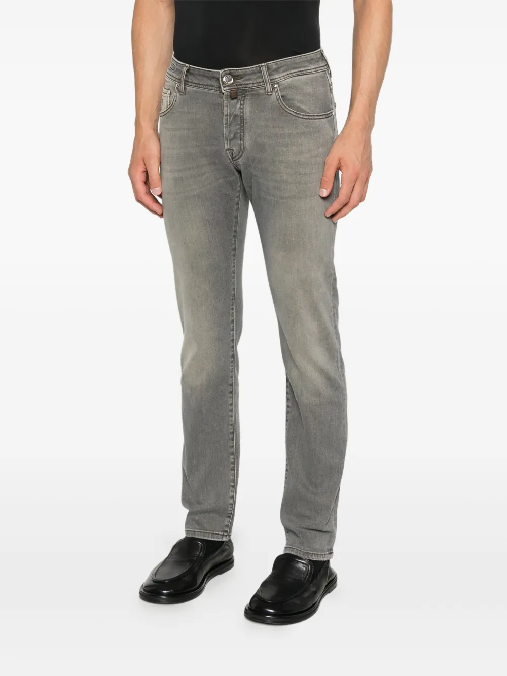 Jacob Cohën Jeans met vijf zakken Grijs