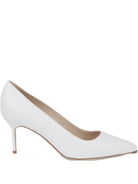 Manolo Blahnik zapatos de piel con tacón de 90 mm