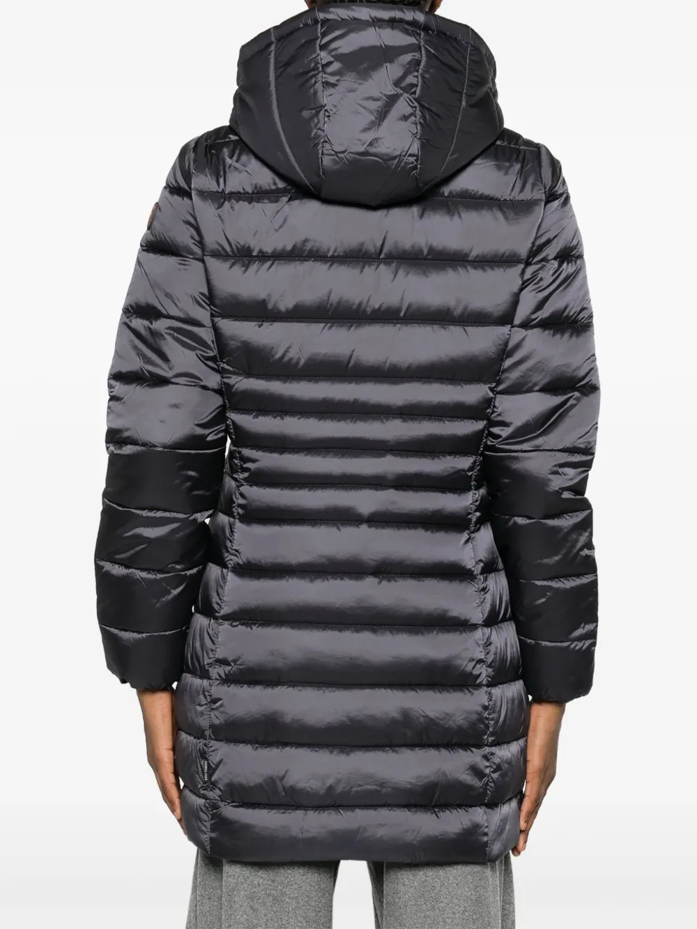 Save The Duck Reese jack met capuchon Zwart