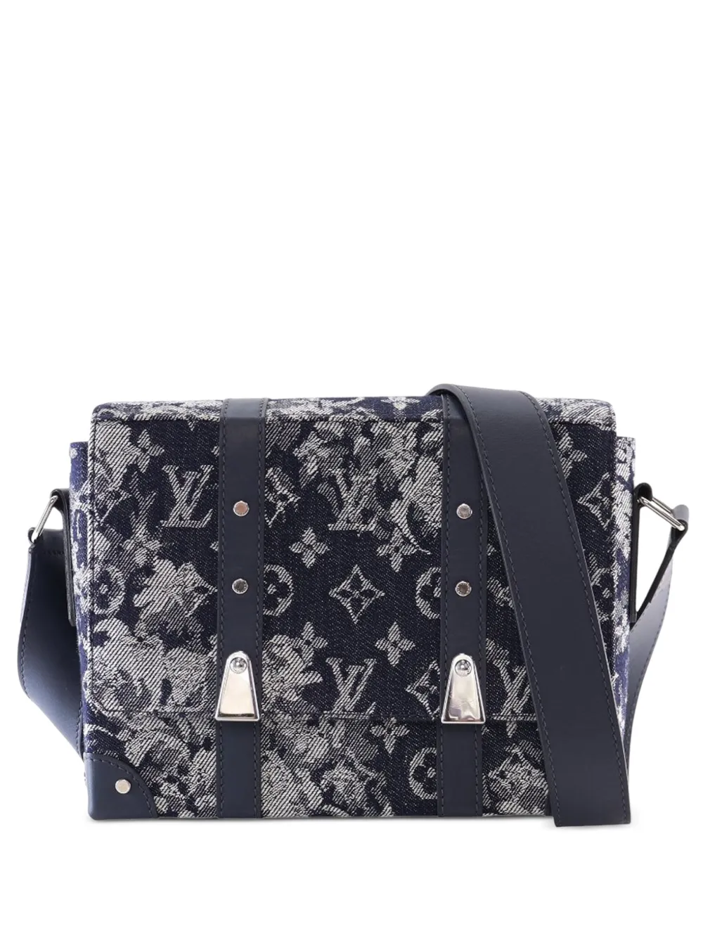 Louis Vuitton Pre-Owned 2020 Monogram Tapestry Trunk Messenger Louis Vuitton Pre-Owned 2020 Monogram Tapestry Trunk Messenger