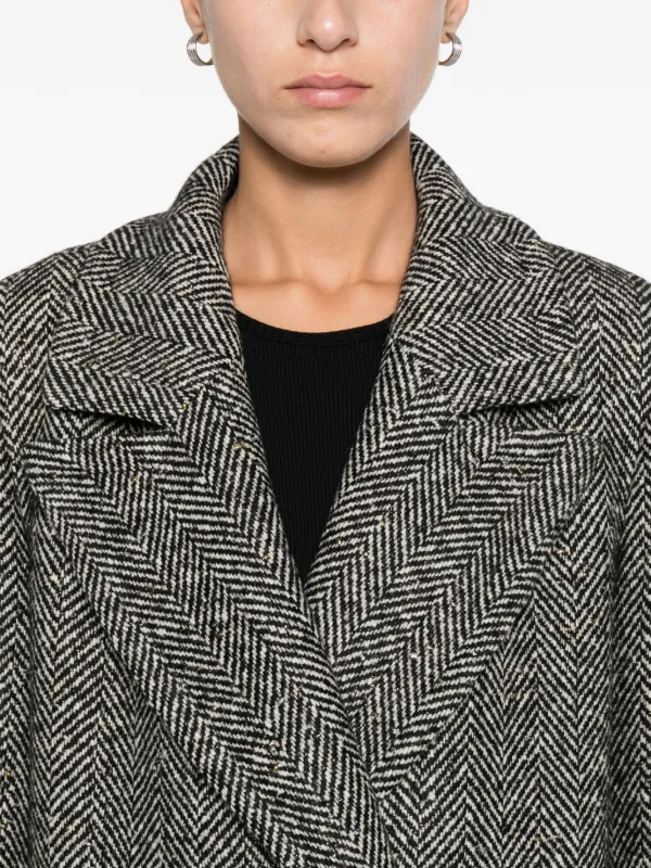 Tagliatore ヘリンボーン コート | グレー | FARFETCH JP