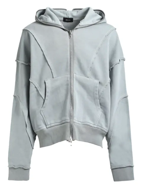 BREATH fade zip-up hoodie