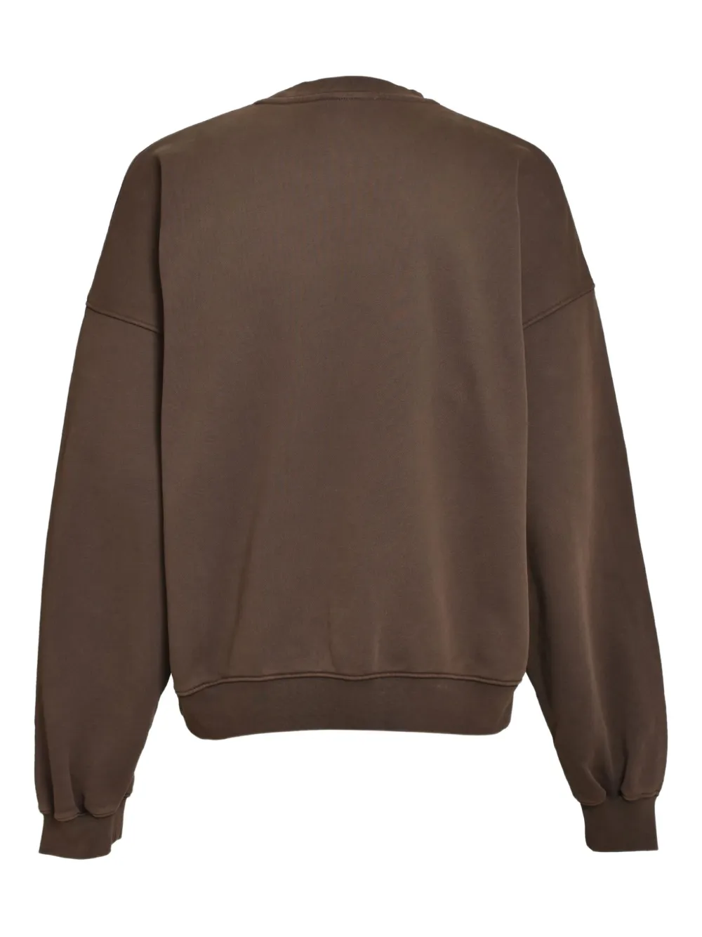 BREATH Sweater met ronde hals en logo - Bruin
