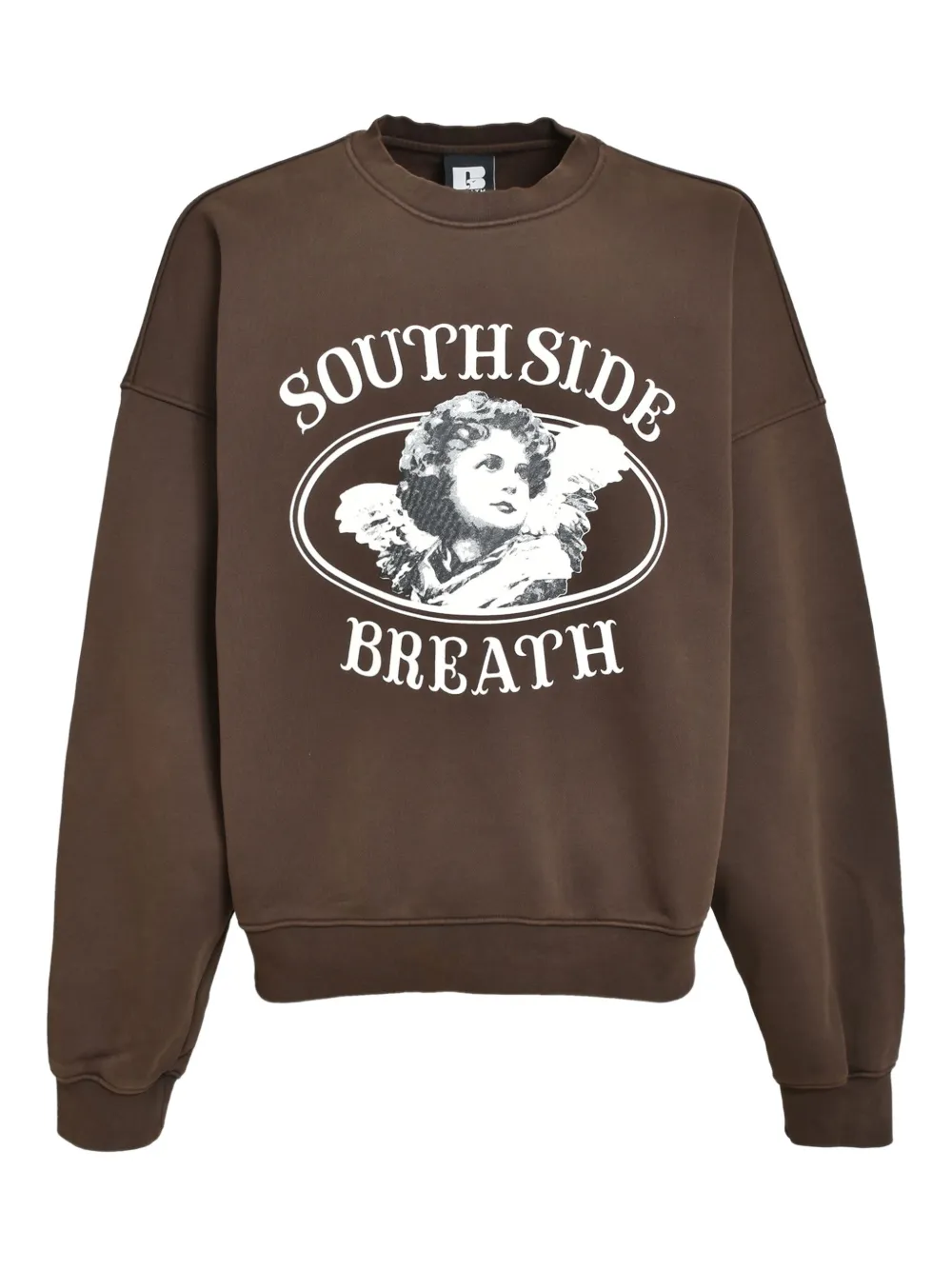 BREATH sudadera con logo angel | marrón | Image 1