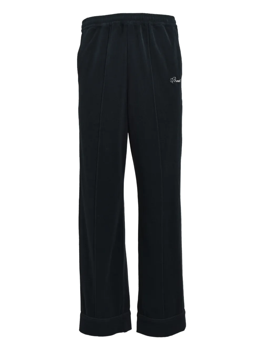 BREATH script-logo track pants | Black | Image 1