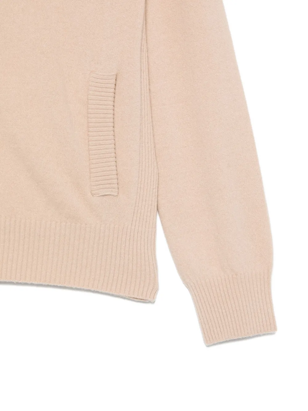 Herno Zip-up Cardigan In Brown