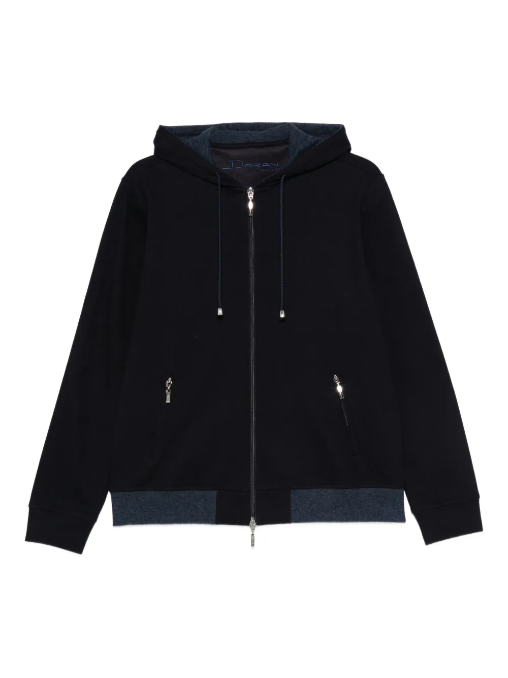 Doriani Cashmere hoodie con cierre | azul | Image 1