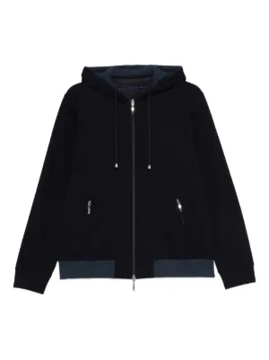 Auralee ジップアップ パーカー | ブラック | FARFETCH JP