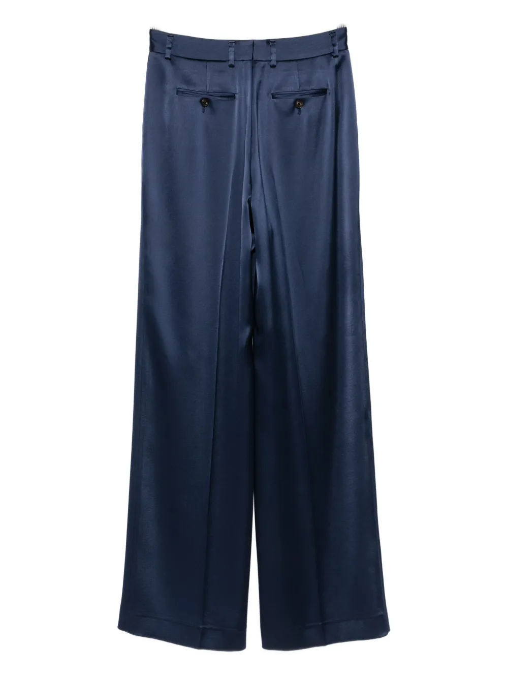 Kiton Satijnen broek - Blauw