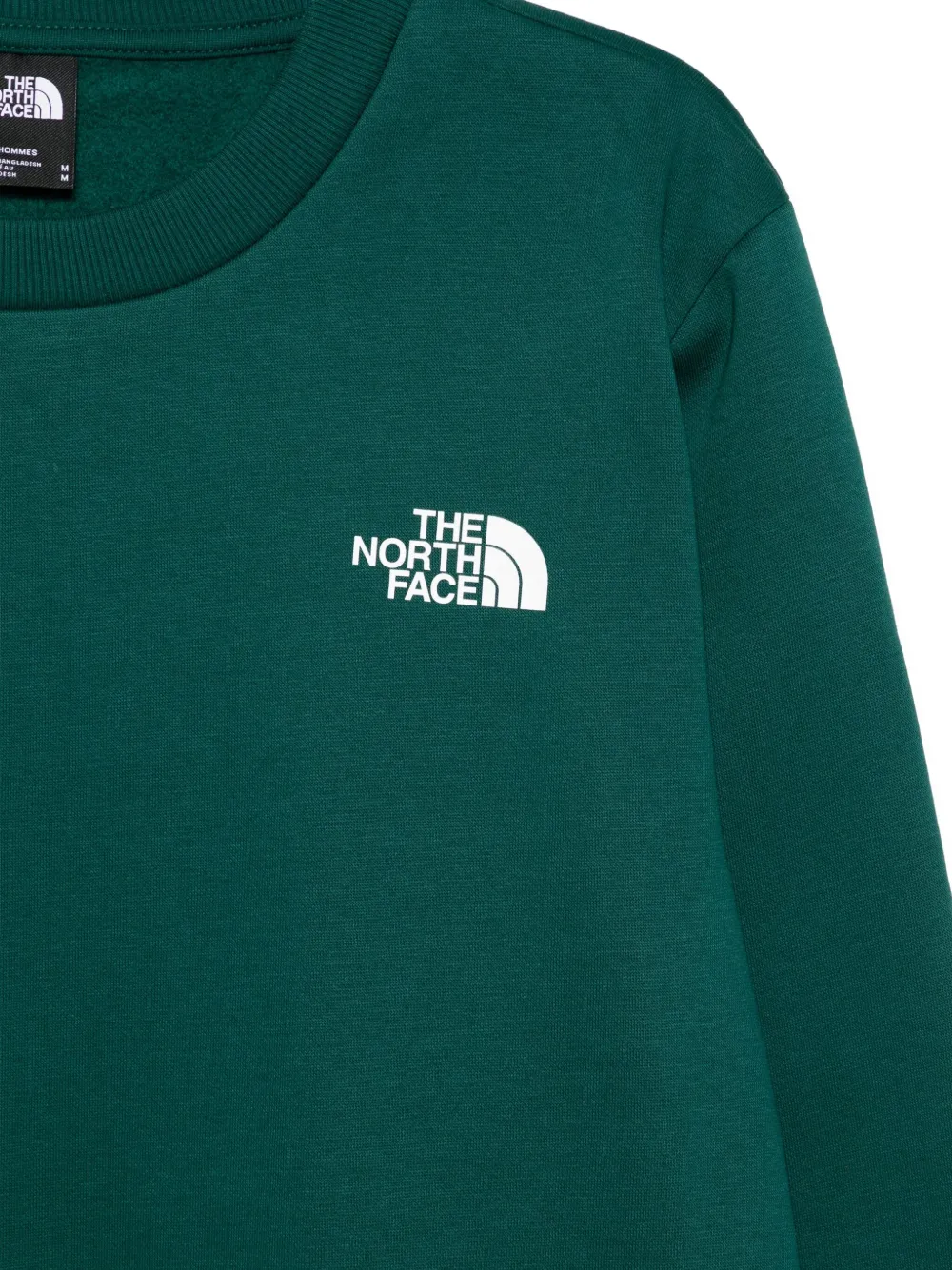The North Face Sweater met logoprint Groen