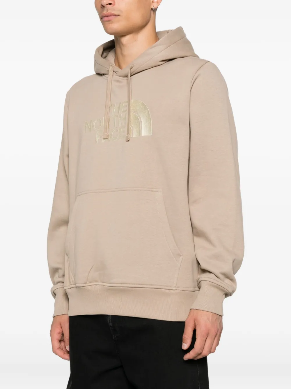 The North Face Hoodie met logoprint Beige