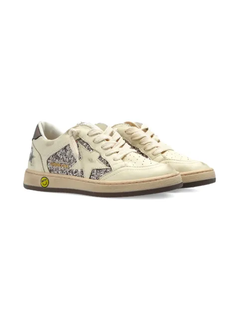 Golden Goose Kids tenis con detalle de glitter