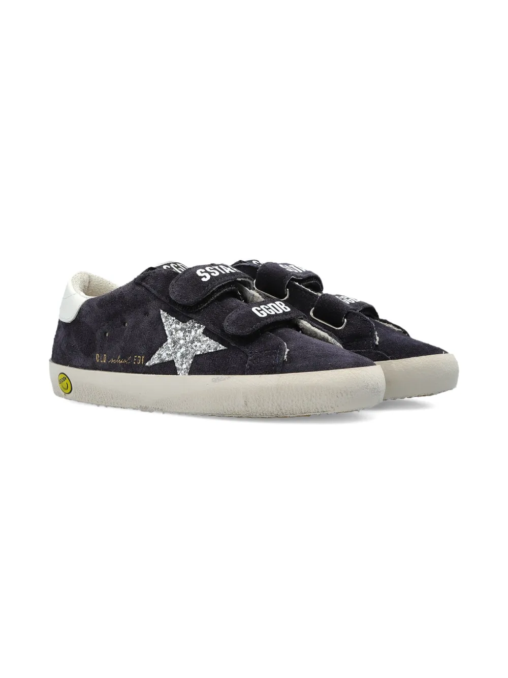 Golden Goose Kids Sneakers met glitter Blauw