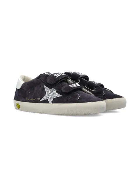 Golden Goose Kids glitter-star trainers