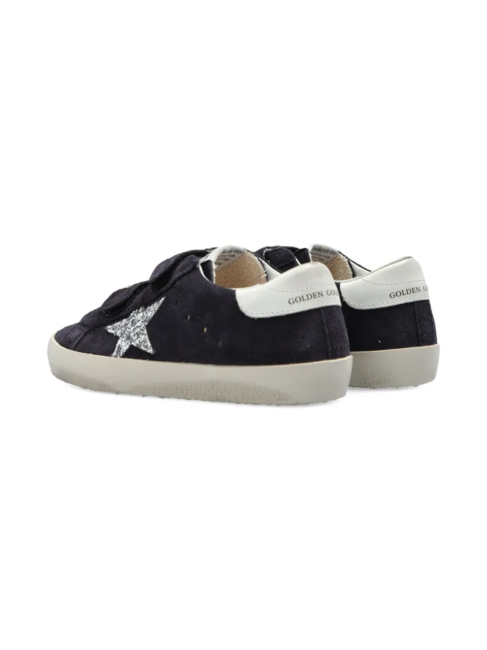 Golden Goose Kids Sneakers met glitter Blauw