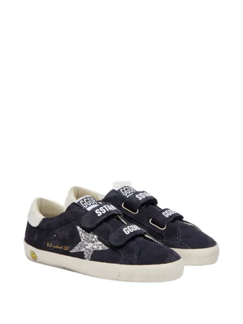 Golden Goose Kids Old School glitter-strap sneakers
